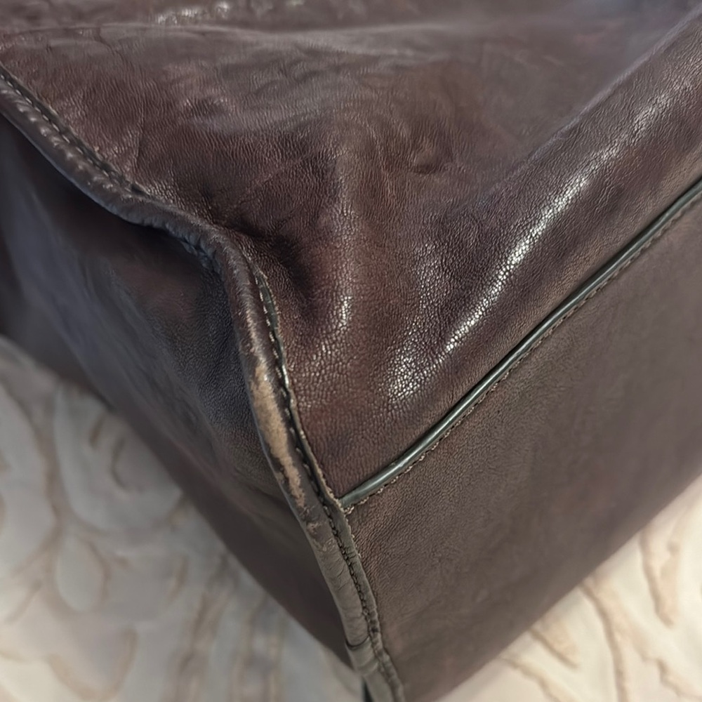 Marc by Marc Jacobs Brown Leather Handbag - Picture 7 of 8